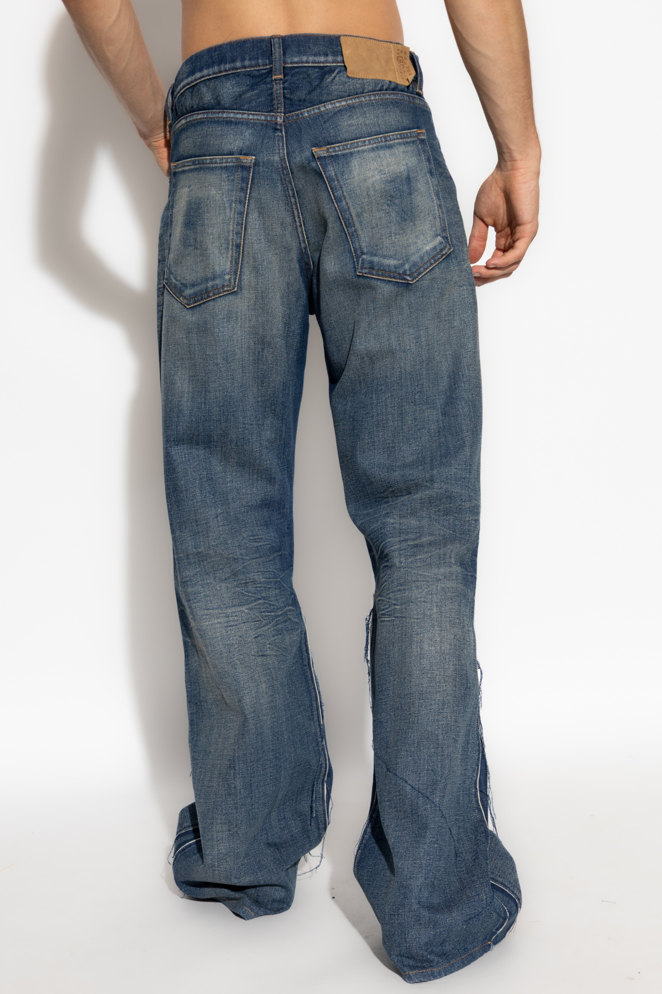 MM6 Maison Margiela Jeans with a `vintage` effect | Men's